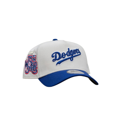 NEW ERA 9FORTY A-FRAME MLB LOS ANGELES DODGERS 75TH WORLD SERIES TWO TONE / GREY UV SNAPBACK